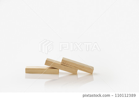 Stack of wooden blocks Stack of wooden blocks 110112389
