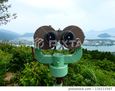 Surveillance camera overlooking the sea Surveillance camera overlooking the sea 110113567