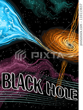 Vector Poster for Black Hole 110113637