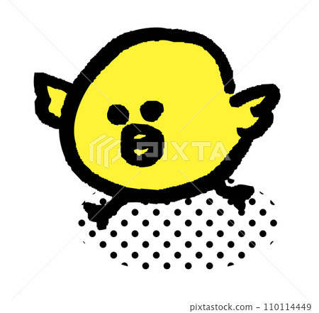 圓圓可愛的小雞的父母和孩子 110114449