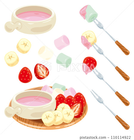 strawberry chocolate fondue set strawberry chocolate fondue set 110114922