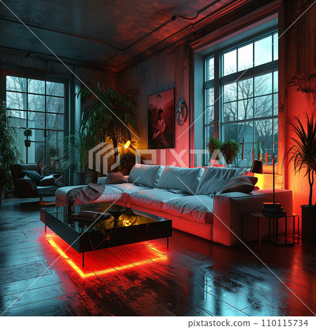 Stylish interior room neon LED light Stylish interior room neon LED light 110115734