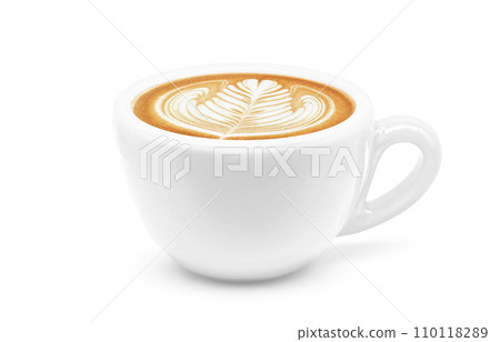 Cafe latte illustration realistic 110118289