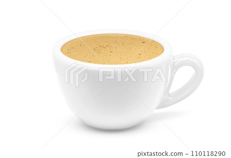 Cafe au lait illustration realistic 110118290