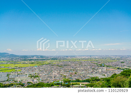 [神奈川縣] 從湘平平眺望的平塚市街景 110120929