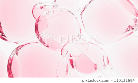 美麗的粉紅色泡沫背景,抽像美概念背景,3D 渲染 美麗的粉紅色泡沫背景,抽像美概念背景,3D 渲染 110121694
