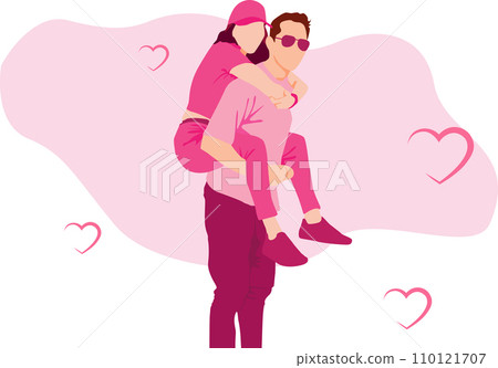 Couple Sweet Moment 110121707