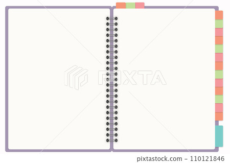 Planner mockup, with place for your corporate identity details. Blank mock up.  110121846
