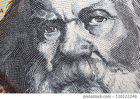 Henry Parkes a closeup portrait from Australian money Henry Parkes a closeup portrait from Australian money 110122249