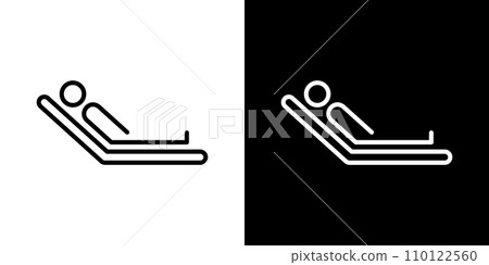 get up bed icon 110122560