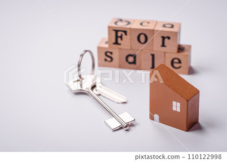 A small wooden house and keys as an idea for investing in your own home A small wooden house and keys as an idea for investing in your own home 110122998