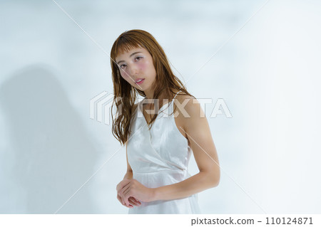 Transparent female portrait Transparent female portrait 110124871