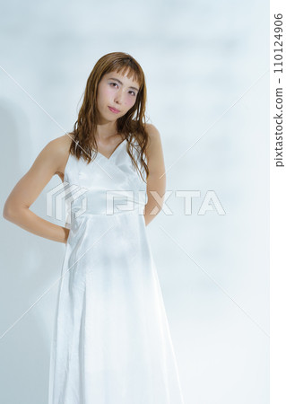 Transparent female portrait 110124906