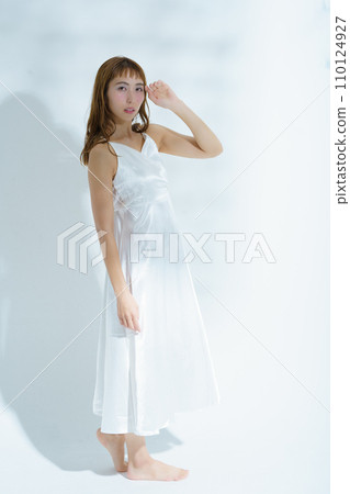 Transparent female portrait 110124927
