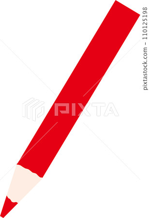 紅色鉛筆插圖 110125198