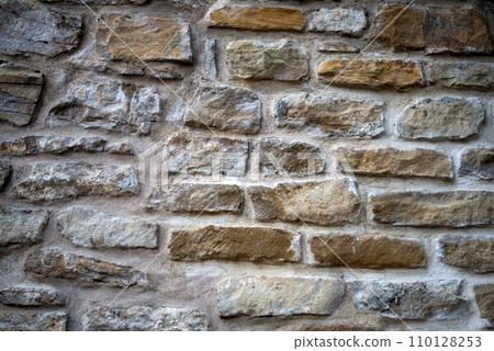 closeup of ancient stoned wall texture closeup of ancient stoned wall texture 110128253