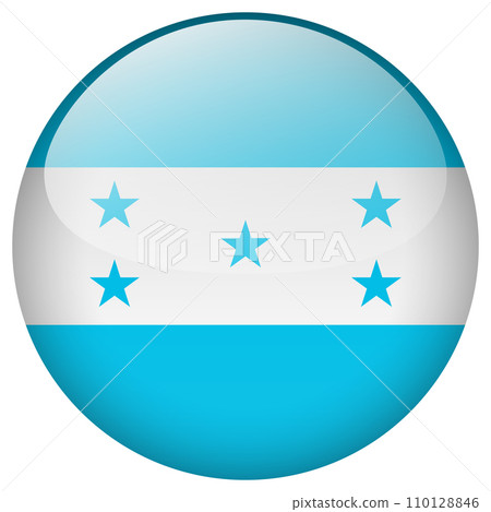 Honduras flag button. Honduras flag button. 110128846