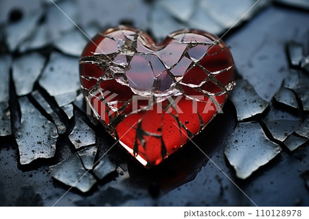Loneliness and Heartbreak - Symbolic Representation of Love, Loss, and Emotional Turmoil Loneliness and Heartbreak - Symbolic Representation of Love, Loss, and Emotional Turmoil 110128978