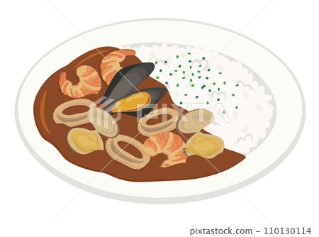 西餐_海鮮咖哩飯 110130114