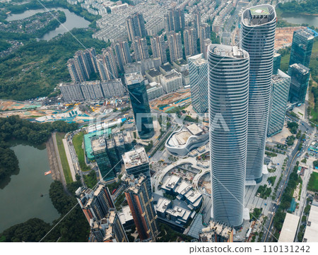 Buildings landscape in shenzhen city, China 110131242