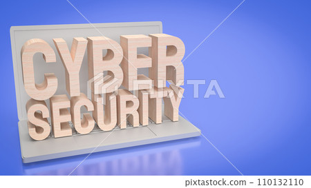 The cyber security for technology and it concept 3d rendering. 110132110