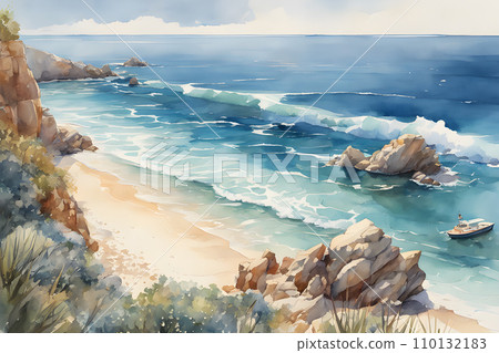 the liminal and dreamlike surroundings open sunlight shining intensely yet 110132183