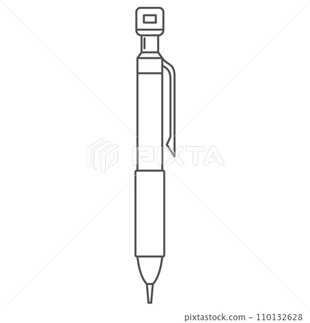 Stationery single item illustration icon mechanical pencil Stationery single item illustration icon mechanical pencil 110132628
