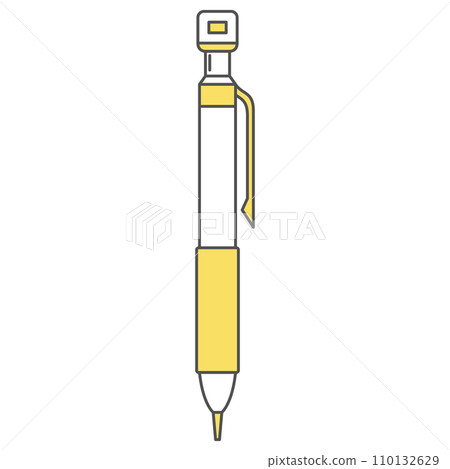 Stationery single item illustration icon mechanical pencil Stationery single item illustration icon mechanical pencil 110132629