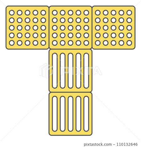 車站相關單圖圖示點字塊 車站相關單圖圖示點字塊 110132646