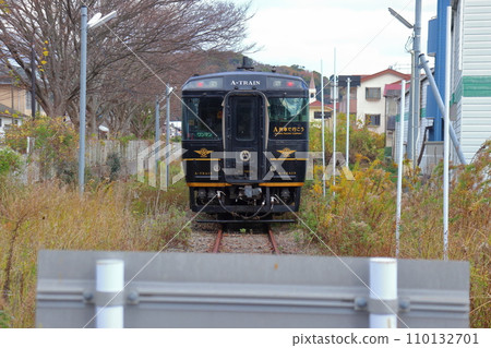 The terminal area of Misumi Station and the vehicle stop (let's take the A train) 110132701