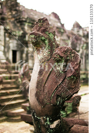 Angkor Wat Naga stone statue 110133370