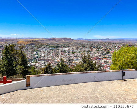 Zacatecas, Mexico - World Heritage Site seen from Bufa Hill Zacatecas, Mexico - World Heritage Site seen from Bufa Hill 110133675