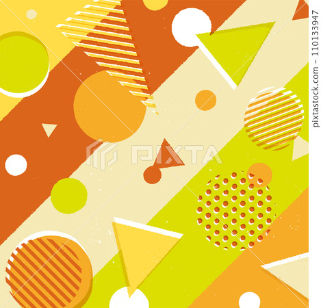 Background material_Rough Memphis pattern 110133947