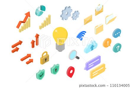 等距圖標集 110134005