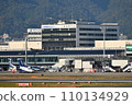 Itami Airport in the evening 110134929