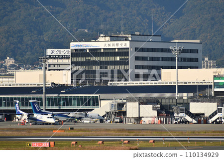Itami Airport in the evening Itami Airport in the evening 110134929