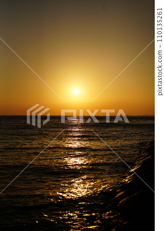 從西浦棕櫚灘看到的日落 110135261
