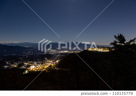 Night view of Ikaho Onsen from Takane Observation Deck Night view of Ikaho Onsen from Takane Observation Deck 110135779
