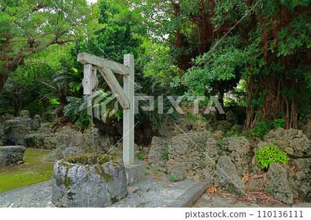 Ryukyu style dry landscape garden from the Ryukyu Dynasty era 110136111