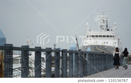Sea view of Yokohama Port 110136767