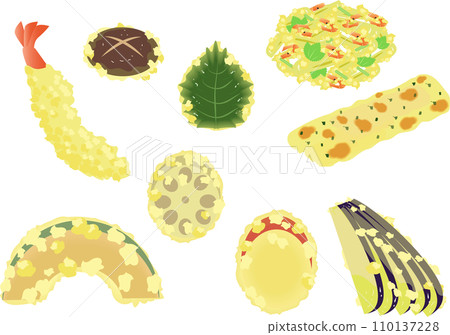 Various tempura Various tempura 110137228
