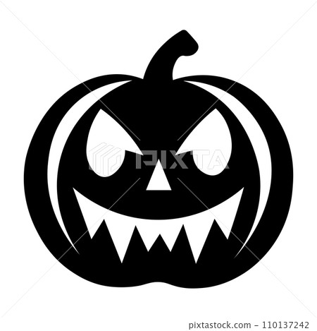 Jack o lantern vector icon on white background - Stock Illustration ...