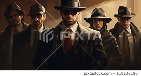 AI-generated content. Mafia group gang rebels AI-generated content. Mafia group gang rebels 110138180