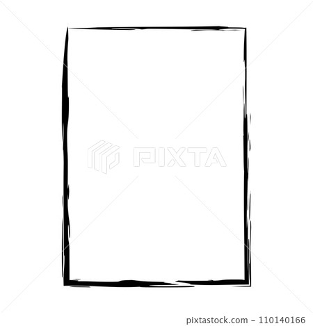 Grunge frame shape icon, vertical rectangle decorative vintage border doodle element for simple banner design in vector illustration Grunge frame shape icon, vertical rectangle decorative vintage border doodle element for simple banner design in vector illustration 110140166