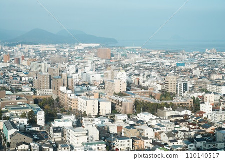 從香川縣政府展望台看到的香川大學校園（12月上午9點拍攝） 110140517