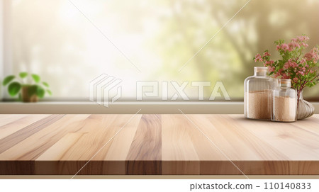 AI-generated content. Minimal Cozy Counter Romantic Clear Mockup 110140833