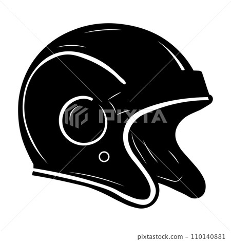 Helmet black vector icon on white background Helmet black vector icon on white background 110140881