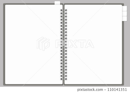 Digital Planner mockup, with place for your corporate identity details. Blank mock up.  110141351