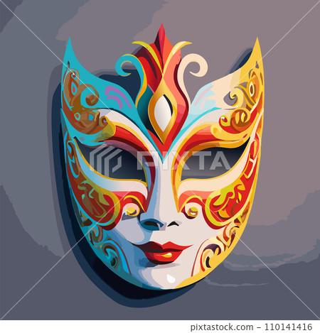 Carnival. Carnival mask. Design for poster. 2024. February 8. Colorful birthday or carnival background. Venetian carnival mask. Background. Carnival. Carnival mask. Design for poster. 2024. February 8. Colorful birthday or carnival background. Venetian carnival mask. Background. 110141416