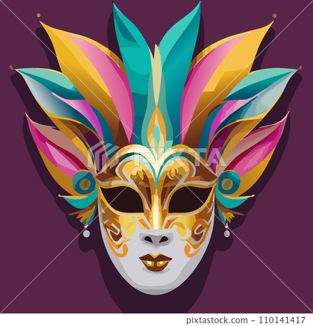 Carnival. Carnival mask. Design for poster. 2024. February 8. Colorful birthday or carnival background. Venetian carnival mask. Background. Carnival. Carnival mask. Design for poster. 2024. February 8. Colorful birthday or carnival background. Venetian carnival mask. Background. 110141417
